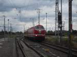 Am 25.06.2012 kam mir ganz unverhofft die MEG 302 (229 173)mit einem Messzug durch Stendal in Richtung Wittenberge.