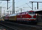 MEG 301(229 120-1) und MEG 302(229 173-0) mit Messwagen am 09.11.11 in Fulda