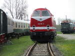 229 188,im Eisenbahnmuseum Weimar,am 30.April 2022.