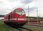 MEG 229 184-7 als Dauerleihgabe, am 30.04.2016 beim Eisenbahnfrühling in den Geraer Eisenbahnwelten.