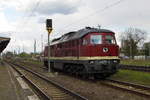 Am 26.04.2017 Rangierfahrt von der 231 012-6 von der WFL in Stendal .