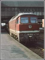 In Lbeck durfte ich noch unbehelligt die 132 372-4 der DR fotografieren, bevor wir Richtung Herrnburg abfuhren, wo die langwierige Grenzkontrolle stattfand, bevor es Richtung Rostock weiterging.