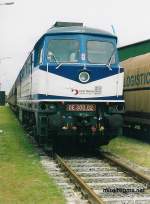 ehemalige BR 232 im Hafen Stralsund Juni 2004