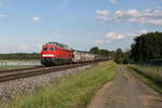 232 255 mit einem Autozug aus Weiden kommend am 18. Juni 2026 bei Oberteich.