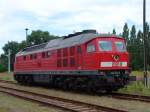 Die 232 534-8 auf der Fahrzeugparade beim 1.Berliner Eisenbahnfest(21.08.04)