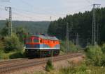 232 105-9 der Nbe als Tfzf Richtung RO am km 69,0 28.7.08
