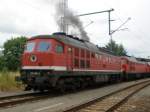 Am 17.07.08 gelang mir dieses Foto.Der Motor start der BR 232 690-8 in Reichenbach/V