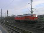 Ludmilla 232 553-8,Durchfahrt Gelsenkirchen Hbf.,nach Wanne Eickel in den Lokpark.(30.11.2008)