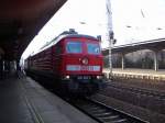 232 254-3 bei der durchfahrt in Werder/Havel am 23.3.05