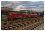 Doppelte DieselPower - 232 205-5 und eine unbekannte 232 im Bahnhof Berlin Lichtenberg, mit Photoshop Bearbeitet,  01.08.2009