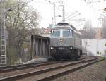 BR 232 der Firma ITL am Abzweig  Berlin Okn/Fal aufgenommen am 06.04.2010 es gibt auch ein kurzes Video unter Bahnvideo.de