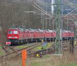 Ein recht trauriges Bild bieten diese acht Ludmillas, welche in Eisenach abgestellt sind.