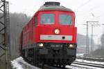 Die 232 587-6 zieht einen gemischten Gz durch Duisburg Neudorf am 07.12.2010