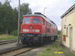 232520 bei der Fahrzeugausstellung am 28.08.2004 in Lutherstadt Wittenberg