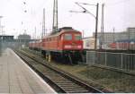 232 068-7 abgestellt fr neue Aufgaben im bahnhof Cottbus 2006 Scanfoto: Uwe Wstenhagen