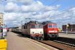 EP07 1003 un 232 553-8 Beim Rangieren in Szczecin Głwny (31.03.2012)