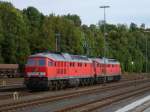 232 704-7 und 232 457-2 standen am 25.09.12 in Marktredwitz Richtung Hof.