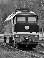 232 158 der LEG steht an einem ziemlich trüben 25.11.2014 abgestellt am Kieler Nordhafen.