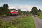 232 498 als Lz nach Marktredwitz bei Pechbrunn, 16.08.2017