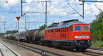 DB Cargo AG (D) mit  232 618-9  [NVR-Nummer: 92 80 1232 618-9 D-DB] und einem gemischten Güterzug am 02.06.21 Durchfahrt Bf.