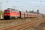 DB 232 567-8 ( ex DR Ludmilla ) mit Kohlewagenzug in Haltern am 05.10.2007.