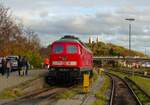 DB Cargo Ludmilla, 232 571-0 ( 9280 1232 571-0 D-DB ) beim Bahnhofsfest in Schwandorf am 26.10.2025