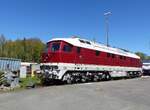 Nossen-Riesaer Eisenbahn Compagnie - Ludmilla 132 426-8 ( 9280 1232 426-7 D-NREC ) beim pausieren in Marktredwitz am 26.4.2026