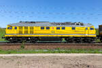 232 550 Ludmilla in gelb bei Großkorbetha am 23.4.26.