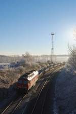 232 252 mit CS 60710 in Gutenfrst (20.12.2007)