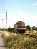 BR 132 der DR bei Erfurt-Nord, vor 1990