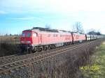 2 mal BR 232 auf dem Weg nach Plauen/V am 14.01.2008
