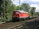 BR 232 011-7 mit Leerwagen zurck nach Wanne Eickel.(04.09.2008)