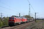 232 209 und 232 358 am 17.4.10 in Ahlten.