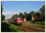 232 800 mit Schwesterlok als Lz bei Elsterwerda-Biehla am 31.05.2010