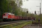 232 905-0 mit einem Eaos Ganzzug in Ratingen Lintorf am 07.04.2011