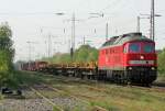 Die 232 654-4 zieht einen Gz nicht ungesehen durch Ratingen Lintorf am 20.04.2011