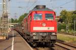 232 426-7 DB Schenker Rail mit Bundeswehrzug in Hochstadt/ Marktzeuln am 26.06.2012.
