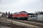 232 330 (92 80 1232 330-1 D-DB) + 233 572 (92 80 1233 572-7 D-DB) mit Gterzug am 23.03.2013 in Amberg