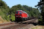 232 452 mit dem 45369 nach Cheb am 16.8.13 bei Reuth
