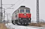 232 045 Lz aus Grimmen bei Stralsund am 28.01.2014