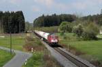232 906 mit dem Frankenwaldumleiter 51744 nach Leipzig am 24.4.14 bei Freihung