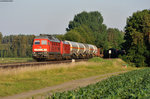 232 571-0 mit 185 339-9 mit einem Umleitergüterzug Richtung Leipzig bei Oberteich, 01.07.2015