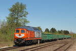 Ankunft des Sandzuges im Gbf Braunichswalde mit der 232 909 von Intertourex am 30.04.2026.