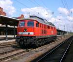 Am 16.05.2014 kam die 232 587-6 von Ralion  aus Richtung Magdeburg und Fuhr durch Stendal weiter in Richtung Hannover .