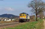 V300.18 der SGL (Schienen Güter Logistik) als Lz bei Sulzbach-Rosenberg Richtung Amberg, 27.03.2014