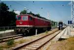 232 401 beim Lokumlauf im Juni 1999 im Ostseebad Binz.