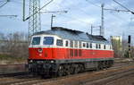 DB Cargo Deutschland AG mit  232 105-7   (92 80 1232 105-7 D-DB) am 08.12.18 Bf. Flughafen Berlin-Schönefeld.