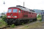 Am 28.5.2007 hatte die 232395-4 der DB im Bahnhof Blankenburg zu tun.