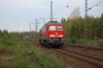 233 462 Lz am 18.10.2008 durch Unterelbe -> Harburg/Maschen