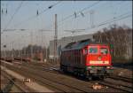 232 230 rangiert auf den Nebengleisen in Recklinghausen-Sd.